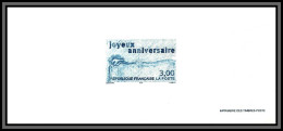 N°3141 Timbre De Souhait Joyeux Anniversaire Gravure France 1998 - Documents De La Poste