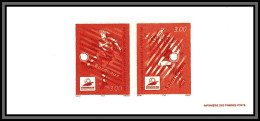 N°3130/3131 France 98 Coupe Du Monde De Football Soccer Bordeaux St Denis Gravure Collective France 1998 - Documents Of Postal Services