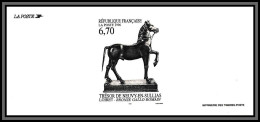 N°3014 Neuvy En Sullias Bronze Sculpture Cheval Horse Tableau (Painting) Gravure France 1996 - Neufs