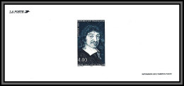 N°2995 Descartes Mathématicien Philosophe écrivain Writer Gravure France 1996 - Documenti Della Posta