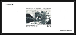 N°2928 Zao Wou-ki Peintre Chine China Tableau (Painting) Gravure France 1995 - Modern