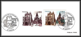 0861 N°4554 Fédération Française Philatélique Metz Cathédrale Church Gravure France + Timbre Et Cachet Congrès 2011 - Documents De La Poste