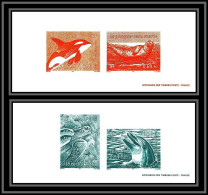 N°3485/3488 Faune Marine Tortue Luth Turttle Dolphin Dauphin Phoque Seal Gravure Collective France 2002 - Documents Of Postal Services