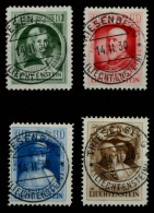 LIECHTENSTEIN 1929 Nr 90-93 Zentrisch Gestempelt X6AC9C6 - Used Stamps