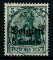 BES 1WK LP BELGIEN Nr 2 Gestempelt X6CE092 - Occupation 1914-18