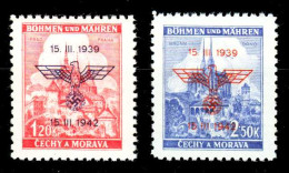 BÖHMEN MÄHREN Nr 83-84 Postfrisch S27AB4A - Unused Stamps
