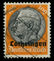 BES 2WK LOTHRINGEN Nr 16 Gestempelt X738082 - Occupation 1938-45