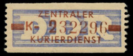 DDR DIENST WERTSTREIFEN Nr 20K ND Postfrisch X738192 - Andere & Zonder Classificatie
