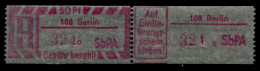 DDR EINSCHREIBM Nr 2-108 Postfrisch WAAGR PAAR X738352 - Unused Stamps