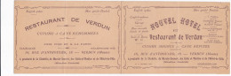 Cpa -55 - Verdun -- Nouvel Hotel Et Restaurant , 18 Rue D'anthouard - Verdun