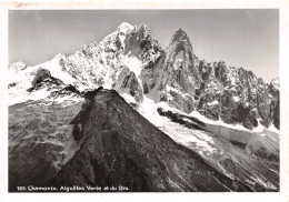 74-CHAMONIX-AIGUILLES VERTE ET DU DRU-N°2837-A/0099 - Chamonix-Mont-Blanc