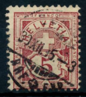 SCHWEIZ ZIFFERNMUSTER Nr 52Ya Gestempelt X74692E - Used Stamps