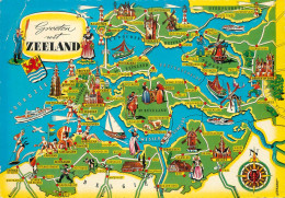 Netherlands Zeeland Map - Sonstige & Ohne Zuordnung
