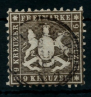 WÜRTTEMBERG AUSGABE VON 1863 Nr 28 Gestempelt Gepr. X75C356 - Afgestempeld