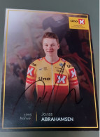 Autographe Jonas Abrahamsen Uno X - Cyclisme