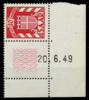 SAAR DIENSTMARKEN Nr 33Br Postfrisch X809A42 - Unused Stamps
