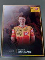 Autographe Markus Hoelgaard Uno X 2020 - Cyclisme
