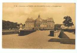 CPA - 77 - CHÂTEAU De VAUX-LE-VICOMTE - Façade Sud - N° 15 - Carte Peu Courante - Vaux Le Vicomte