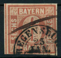 BAYERN QUADRAT AUSGABE Nr 4I Gestempelt X8842CE - Used