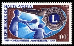 Upper Volta 1967 50th Anniversary Of Lions International Unmounted Mint. - Obervolta (1958-1984)