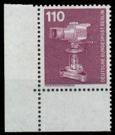 BERLIN DS INDUSTRIE U. TECHNIK Nr 668 Postfrisch ECKE-U X8E8616 - Unused Stamps