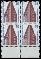 BERLIN DS SEHENSWÜRDIGKEITEN Nr 816 Postfrisch VIERERBL X8F8FDA - Unused Stamps