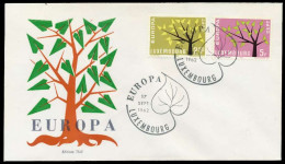 LUXEMBURG 1962 Nr 657-658 BRIEF FDC X08957E - Covers & Documents