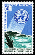 Upper Volta 1967 World Meteorological Day Unmounted Mint. - Upper Volta (1958-1984)