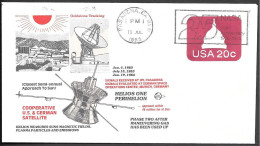 US Space Cover 1983. Solar Probe "Helios 1" Phase Two Perihelion ##07 - United States