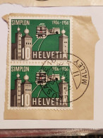 Simplontunnel - Used Stamps