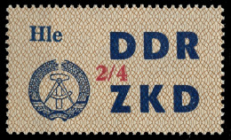 DDR DIENST LAUFKONTROLLZETTEL Nr 37 2 04 - IV Ungebraucht X1C4F32 - Andere & Zonder Classificatie