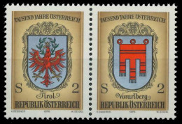 ÖSTERREICH 1976 Nr 1522 30 WZdd Postfrisch WAAGR PAAR X255B52 - Unused Stamps