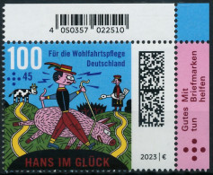 BRD BUND 2023 Nr 3746 Postfrisch ECKE-ORE X592C0A - Unused Stamps
