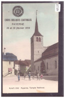 DISTRICT DE PAYERNE - PAYERNE - COURS BIBLIQUES CANTONAUX 1914 - TB - Payerne