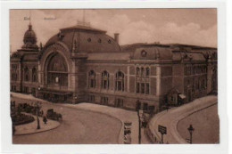 39069741 - Kiel Mit Bahnhof Gelaufen, 1917. Gute Erhaltung. - Kiel