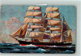 10535541 - Segelschiffe AK Vollschiffttakelage - Sailing Vessels