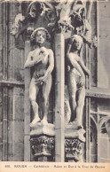 76 - ROUEN - Cathédrale - Adam Et Eve à La Tour De Beurre - Rouen