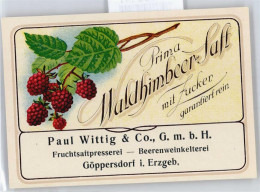 50638141 - Goeppersdorf , Paul Wittig , Fruchtsaftpresserei - Publicité