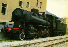 TRENO LOCOMOTIVA - Serie Ferrovie Dello Stato - Stazione Di AOSTA - Ediz. M.C.S. - T010 - Trains