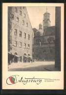 AK Augsburg, Weberhausecke Bei Der St. Moritz Kirche  - Augsburg