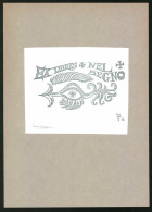 Exlibris Nel Segno, Blume Mit Einem Auge  - Bookplates