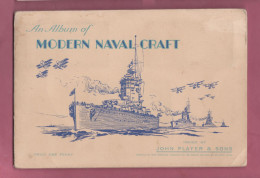 Album Figurine Sigarette, Completo- Album Of Sigarette Picture Cards- Modern Naval Craft Issued On 1939 By John Player - Werbeartikel