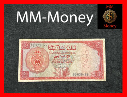 LIBYA ¼  Dinar 1963  P. 23   *scarce*   VF - Libye