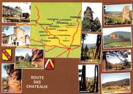 67-PANORAMA DES CHATEAUX D ALSACE-N°2858-C/0199 - Sonstige & Ohne Zuordnung