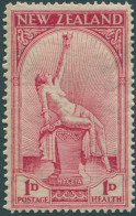 New Zealand 1932 SG552 1d + 1d Carmine Health Hygeia MH - Other & Unclassified