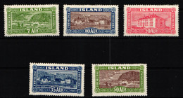 Island 114-118 Postfrisch #KA839 - Autres & Non Classés