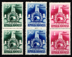 Indonesien 155-157 Postfrisch Als Paare #KF026 - Indonésie