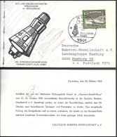 Germany Rocket Post Postcard 1962. DRG - Europe