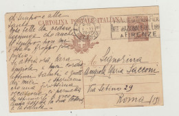 INTERO POSTALE DA 30 CENT - VIAGGIATA NEL 1928 VERSO ROMA CON ANNULLO MECCANICO WW1 - Stamped Stationery