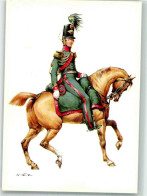 39883941 - Sign. Tritt Offizier Des Kavallerie-Regimentes Vom Kanton Waadt In Uniform Zu Pferde Aus Dem Jahre 1835 - Autres & Non Classés